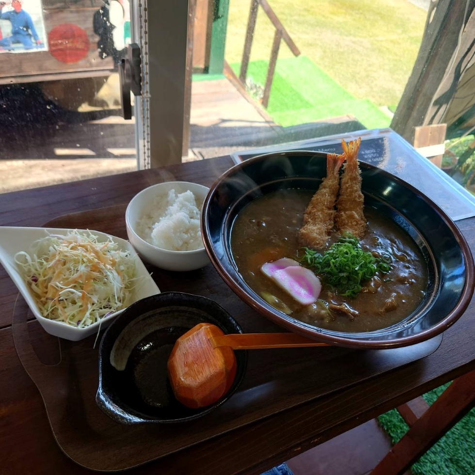 えび天カレーうどん